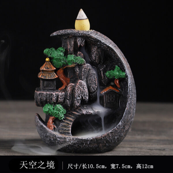 5 INCH TALL BACKFLOW INSENCE BURNER STYLE 2