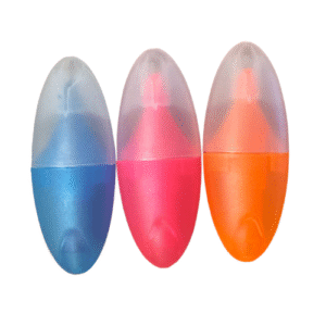 EGG SHAPPED HIGHLIGHTERS - ASSORTED COLOR