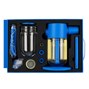 THE MINI GRAVITY BONG, BLUE