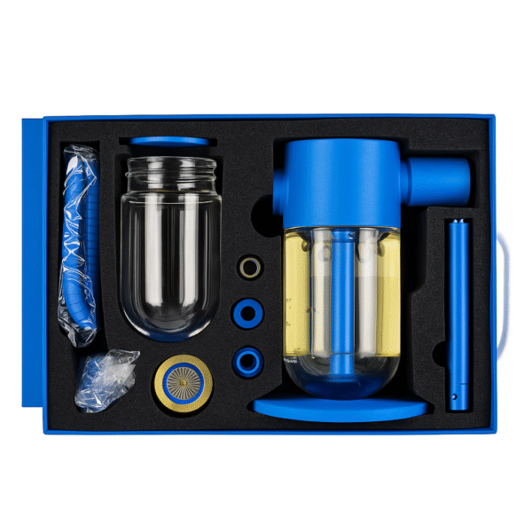 THE MINI GRAVITY BONG, BLUE
