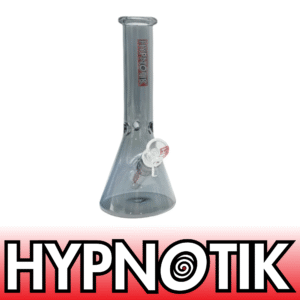 10 INCH HYPNOTIK ELECTROPLATED BONG, GREY