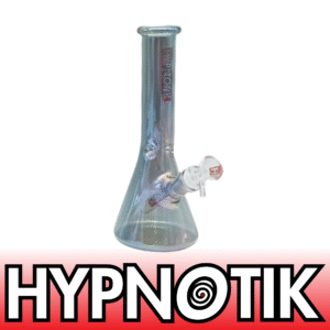 10 INCH HYPNOTIK ELECTROPLATED BONG, RAINBOW