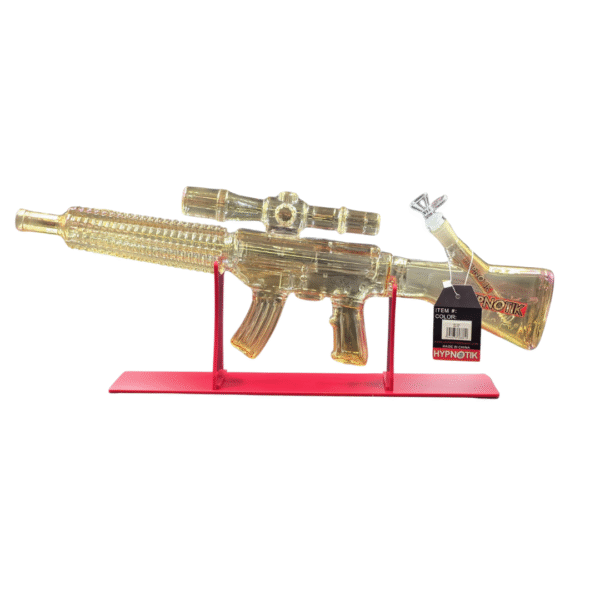 HYPNOTIK 26 INCH AK-47 BONG, GOLD