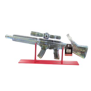 HYPNOTIK 26 INCH AK-47 BONG, LIGHT GREEN