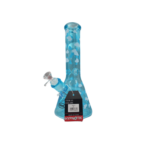 HYPNOTIK 12 INCH 9 MM WHITE CLOUD BEAKER BONG