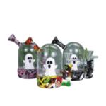 5.5 INCH SILICONE AND GLASS GHOST ENCLOSED BONG