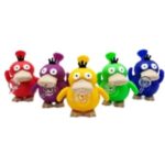 5 INCH SILICONE PSYDUCK BONG, SOLD AS ASSORTED COLORS