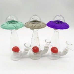 7.5 INCH UFO SILICONE AND GLASS BONG