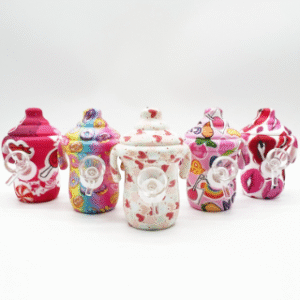 5 INCH BABY BOTTLE SILICONE BONG, SOLD ASSORTED