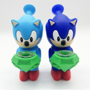 6 INCH SILICONE SONIC BONG, SOLD AS ASSORTED COLORS
