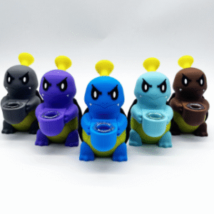 5 INCH SQUIRTLE SILICONE BONG