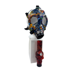 SILICONE GAS MASK WITH BONG - BATMAN
