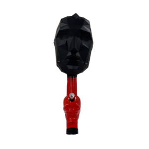 BLACK GEO GAS MASK WITH BONG 