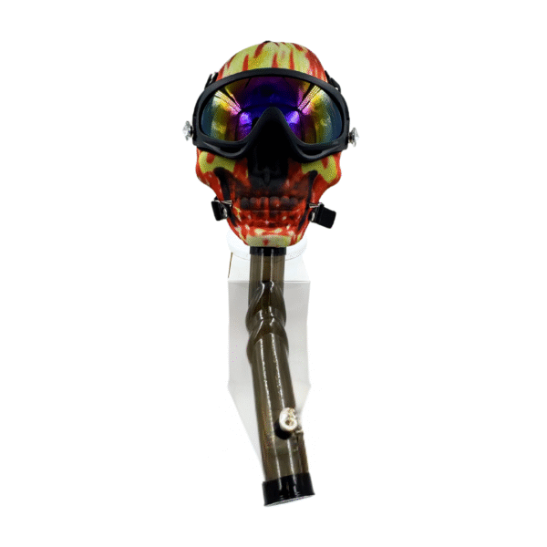 HIGHVISOR GAS MASK WITH BONG – FLAME