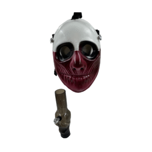 HORROR GAS MASK WITH BONG - BLOOD RED