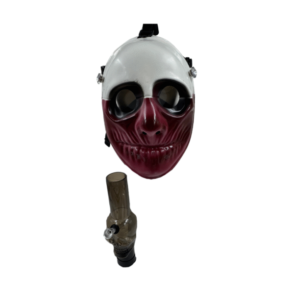 HORROR GAS MASK WITH BONG - BLOOD RED
