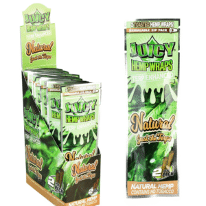 JUICY JAYS TERP ENHANCED HEMP WRAPS - NATURAL