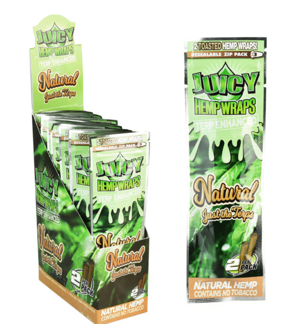 JUICY JAYS TERP ENHANCED HEMP WRAPS - NATURAL