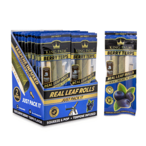 KING PALM MINI CONES, 20 PACKS OF 2 - BERRY TERPS