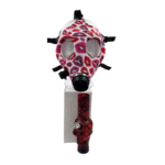 SILICONE GAS MASK WITH BONG - KISSES