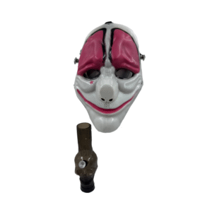 HORROR GAS MASK WITH BONG – PINK CLOWN