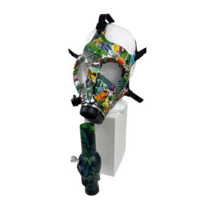 SILICONE GAS MASK WITH BONG - PLANTS VS ZOMBIES