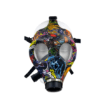 SILICONE GAS MASK WITH BONG - POP ZOMBIE