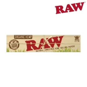 RAW ORGANIC HEMP PAPERS KING SIZE - 50 BOOKS