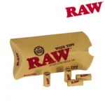 RAW CLASSIC WIDE TIPS IN PILLOW PACKS, 20 PACKS OF 21 - Image 3