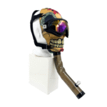 HIGHVISOR GAS MASK WITH BONG – SUGAR SKULL - Image 2