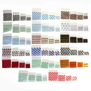 1"x1" Patterned Ziplock Baggies - 1000 PC