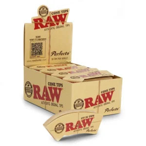 RAW CLASSIC PERFECTO CONE TIPS, 24 PACKS OF 32 TIPS