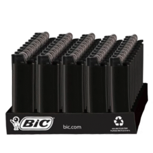 BIC BLACKED OUT LIGHTERS - 50 PC