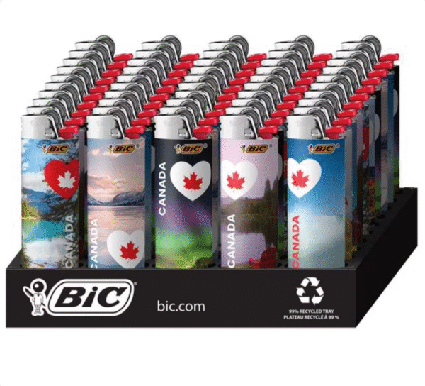 BIC CANADA LIGHTERS - 50 COUNT