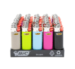 DISPLAY OF 50 BIC MINI LIGHTERS