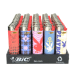 DISPLAY OF 50 BIC PLAYBOY LIGHTERS