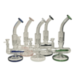 10INCH BOSS INLINE DIFFUSER GLASS BONG - PINK - Image 2
