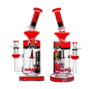 CHEECH 12" CLASSIC HIGH TIME TUBE BONG – DUAL KATANA PERC