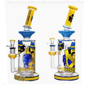 CHEECH 12" BANDITO MASK TUBE BONG - GRENADE PERC