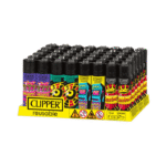 DISPLAY OF 48 CLIPPER CASINO NIGHTS LIGHTERS