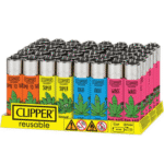 DISPLAY OF 48 CLIPPER RISE UP LIGHTERS