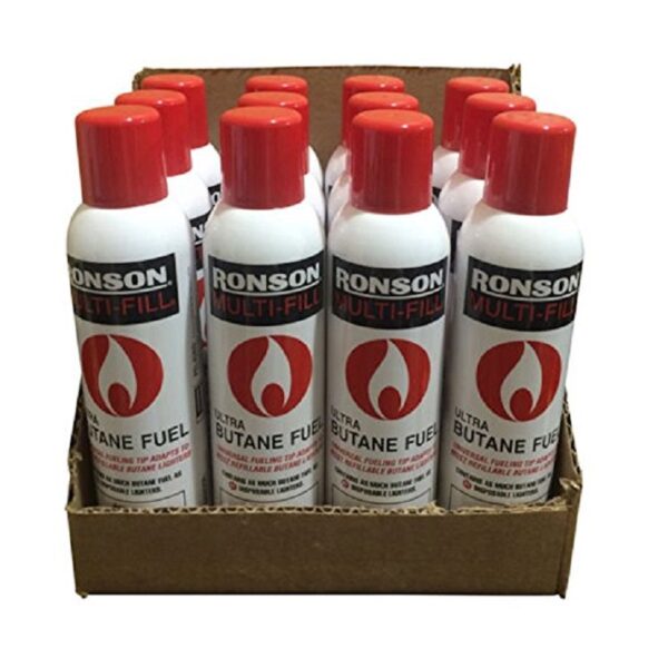 RONSON BUTANE 290 ML - 12 PC