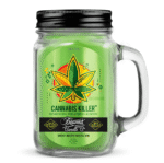 BEAMER CANDLE CO. 12 OZ MASON JAR CANDLE - CANNABIS KILLER