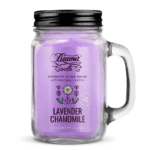 BEAMER CANDLE CO 12 OZ MASON JAR CANDLE - LAVENDER CHAMOMILE
