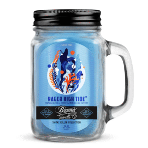 BEAMER CANDLE CO. 12 OZ MASON JAR CANDLE - RAGER HIGH TIDE