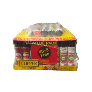 CLIPPER CASINO DAYS LIGHTER - 48 COUNT (+ 5 FREE)
