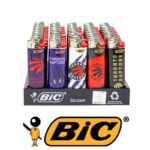 DISPLAY OF 50 BIC TORONTO RAPTORS LIGHTERS