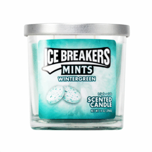 SWEET TOOTH 14 OZ CANDLE - ICEBREAKERS MINTS WINTERGREEN