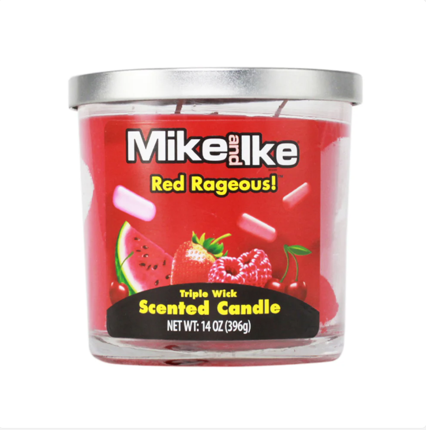SWEET TOOTH 14 OZ CANDLE - MIKE N' IKE RED RAGEOUS