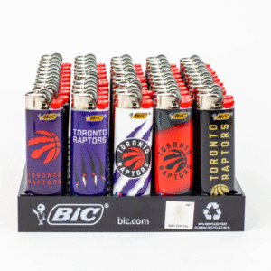 BIC TORONTO RAPTORS LIGHTERS - 50 COUNT